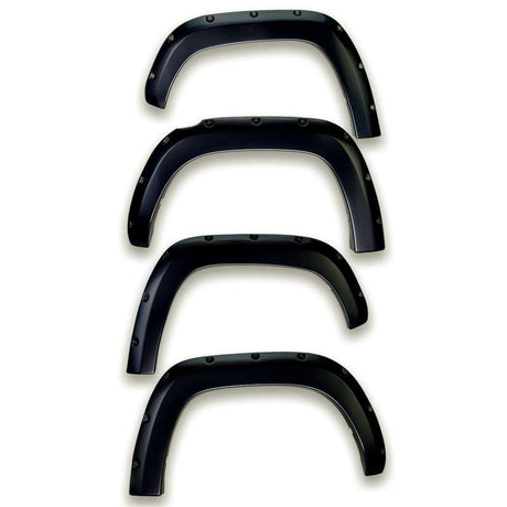 EGR 14+ Chev Silverado 6-8ft Bed Bolt-On Look Color Match Fender Flares - Set - Black 791574-GBA
