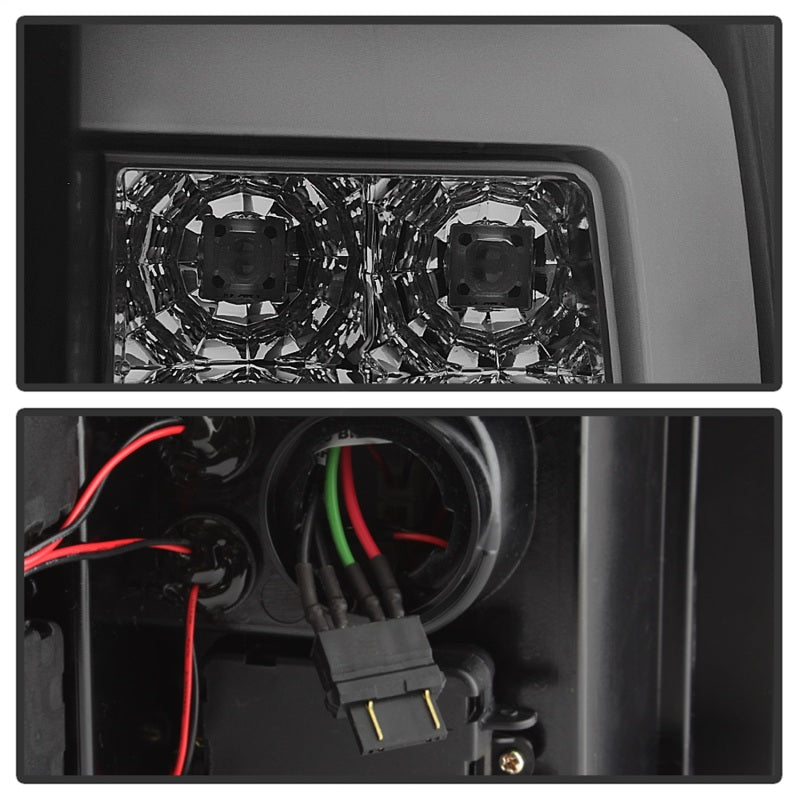 Spyder 07-13 Silverado (Will Not Work w/2010 921 Bulb)V3 Tail Lights Blk Smk ALT-YD-CS07V3-LBLED-BSM 5084095