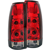 ANZO 1999-2000 Cadillac Escalade Taillights Red/Smoke G2 211157