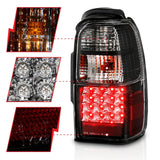 ANZO 2001-2002 Toyota 4 Runner LED Taillights Black 311099