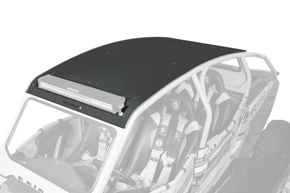 PRO ARMOR Asylum Roof W/Light Bar Pocket Solar Black P144R121SLR