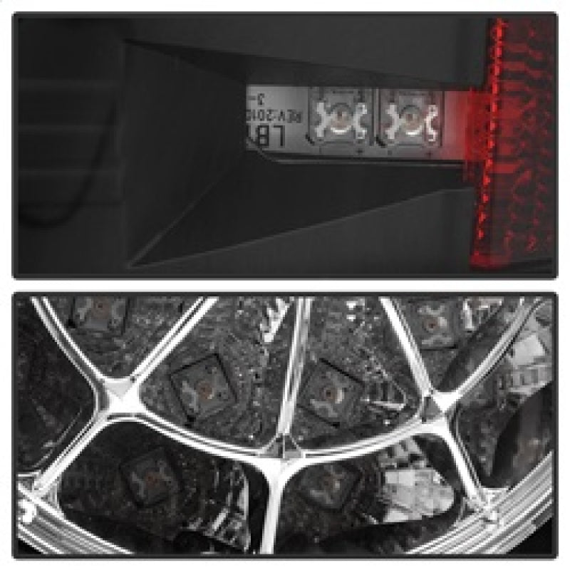 Spyder Toyota Tundra 07-13 LED Tail lights Black ALT-YD-TTU07-LED-BK 5029584