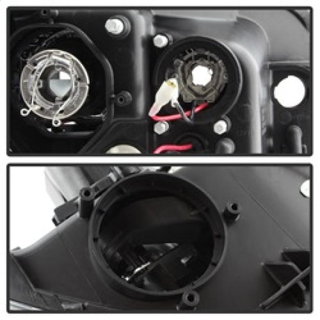 Spyder Subaru WRX 08-09 Projector Headlights - HID Model Only - Black PRO-YD-SWRX08-HID-LBDRL-BK 5083937