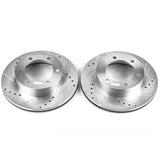 Power Stop 96-02 Toyota 4Runner Front Evolution Drilled & Slotted Rotors - Pair JBR791XPR