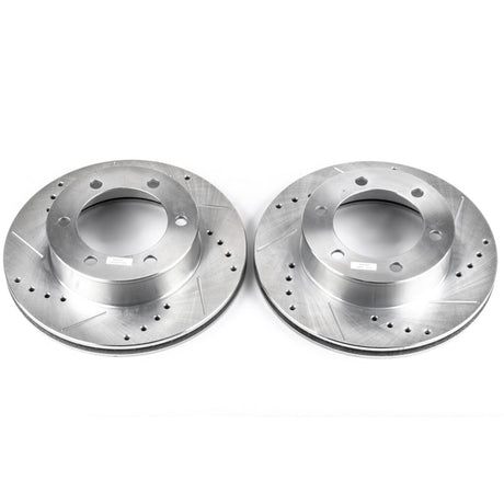 Power Stop 96-02 Toyota 4Runner Front Evolution Drilled & Slotted Rotors - Pair JBR791XPR