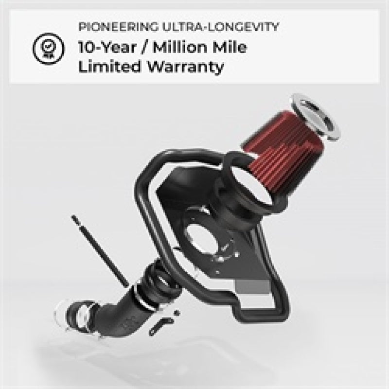 K&N 12-18 Jeep Wrangler V6-3.6L High Flow Performance Intake Kit (12-15 CARB Approved) 77-1566KP