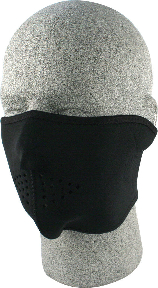 ZAN Half Face Mask (Oversized Black) WNFMO114H