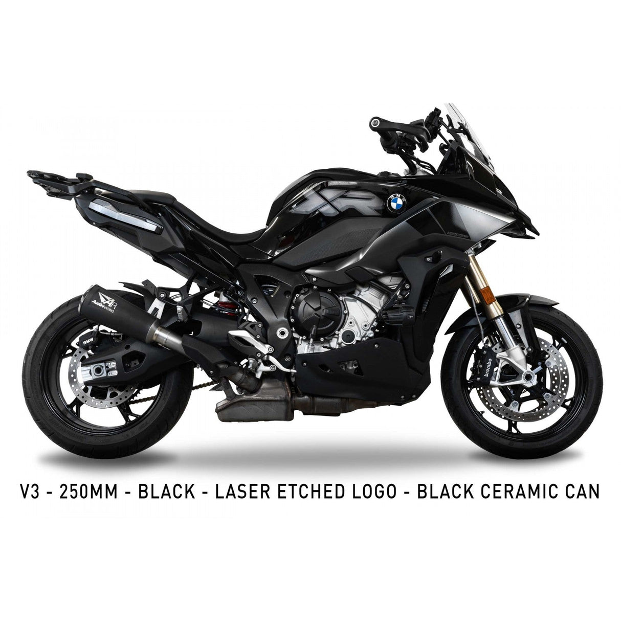 Austin Racing V3 muffler BMW S1000 XR 2021 - 2026 dB COMPLIANT slip-on exhaust AR52