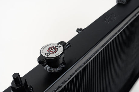 CSF 92-00 Honda Civic w/K-Swap V3 Radiator - Black Finish 2850KB