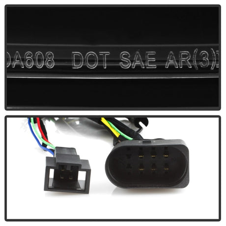 Spyder 09-12 Audi A6 LED Tail Lights - Black (ALT-YD-AA609-LED-BK) 5085160