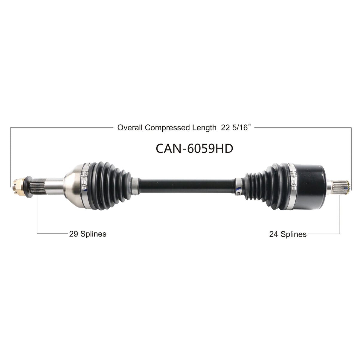 OPEN TRAILHd 2.0 Axle RearCAN-6059HD