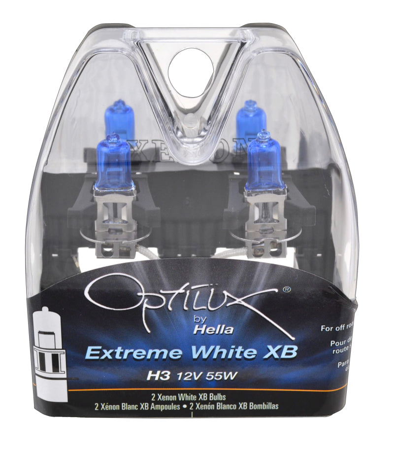 Hella H3 12V 55W Xen White XB Bulb (Pair) LAH71071312
