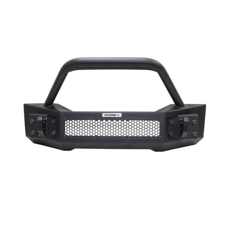 Go Rhino 07-20 Jeep Wrangler JL/JLU/JK/JKU/Gladiator JT Rockline Front Stubby Bumper w/ Overrider 331101T