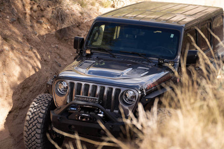 DV8 Offroad 18-22 Jeep Gladiator JT Cowl Light Bar Bracket LBJL-04