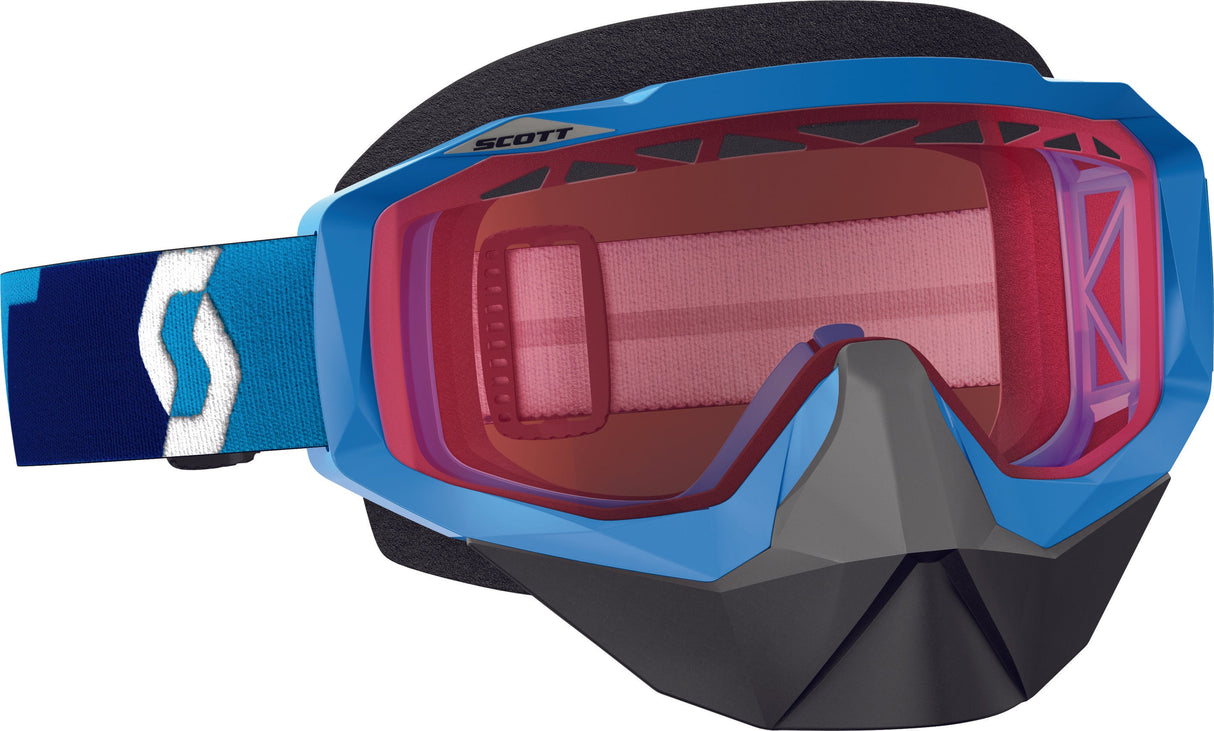 SCOTT Hustle Snocross Goggle Prism W/Acs Rose Lens 246439-0003108