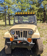 KC HiLiTES 6in. Hard Cover for Gravity Pro6 LED Lights (Single) - Smiley Face- Yellow/Black KC Logo 5114