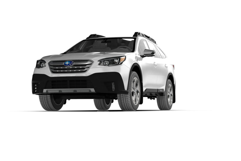 Rally Armor 20-22 Subaru Outback White UR Mud Flap w/ Black Logo MF66-UR-WH/BLK