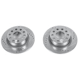 Power Stop 2016 Volkswagen Eos Front or Rear Evolution Drilled & Slotted Rotors - Pair EBR1207XPR