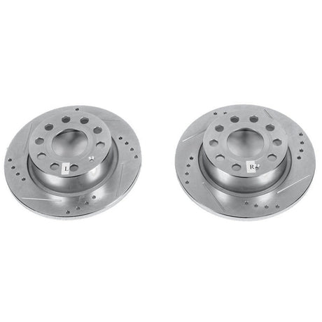 Power Stop 2016 Volkswagen Eos Front or Rear Evolution Drilled & Slotted Rotors - Pair EBR1207XPR