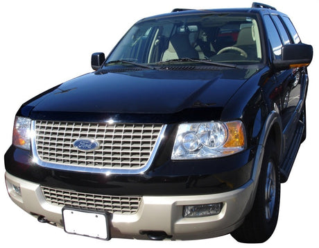 AVS 03-06 Ford Expedition Aeroskin Low Profile Acrylic Hood Shield - Smoke 322037