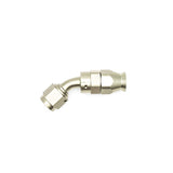 DeatschWerks 6AN Female Swivel 45-Degree Hose End PTFE (Incl. 1 Olive Insert) 06-02-0851