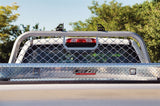 Deezee 17-23 Ford SuperDuty Cargo Management Cab Rack - Silver Mesh DZ 95072R