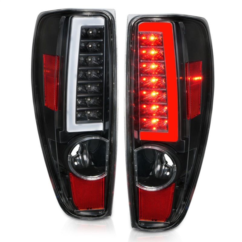 ANZO 2004-2012 Chevrolet Colorado/ GMC Canyon LED Tail Lights w/ Light Bar Black Housing 311382