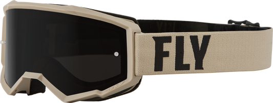 FLY RACING Focus Sand Goggle Khaki/Brown W/ Dark Smoke Lens 37-51148