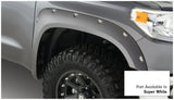 Bushwacker 16-18 Toyota Tundra Fleetside Pocket Style Flares 4pc 66.7/78.7/97.6in Bed - Super White 30918-13