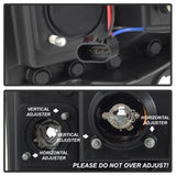 Spyder Ford F250/350/450 05-07 Projector Headlights - Light Bar DRL LED - Black PRO-YD-FS05V2-LB-BK 5084507