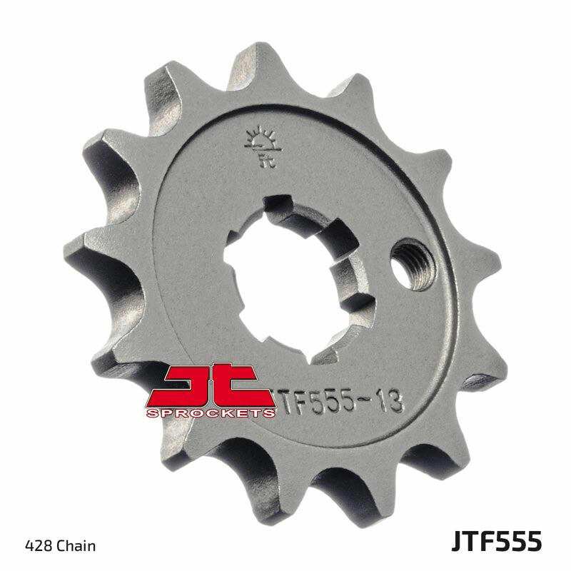JTFront Cs Sprocket Steel 13t-428 Kaw/Suz/YamJTF555.13