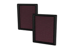 K&N 2023 Nissan Z 3.0L V6 Replacement Air Filter (Includes 2 Filters) 33-5135
