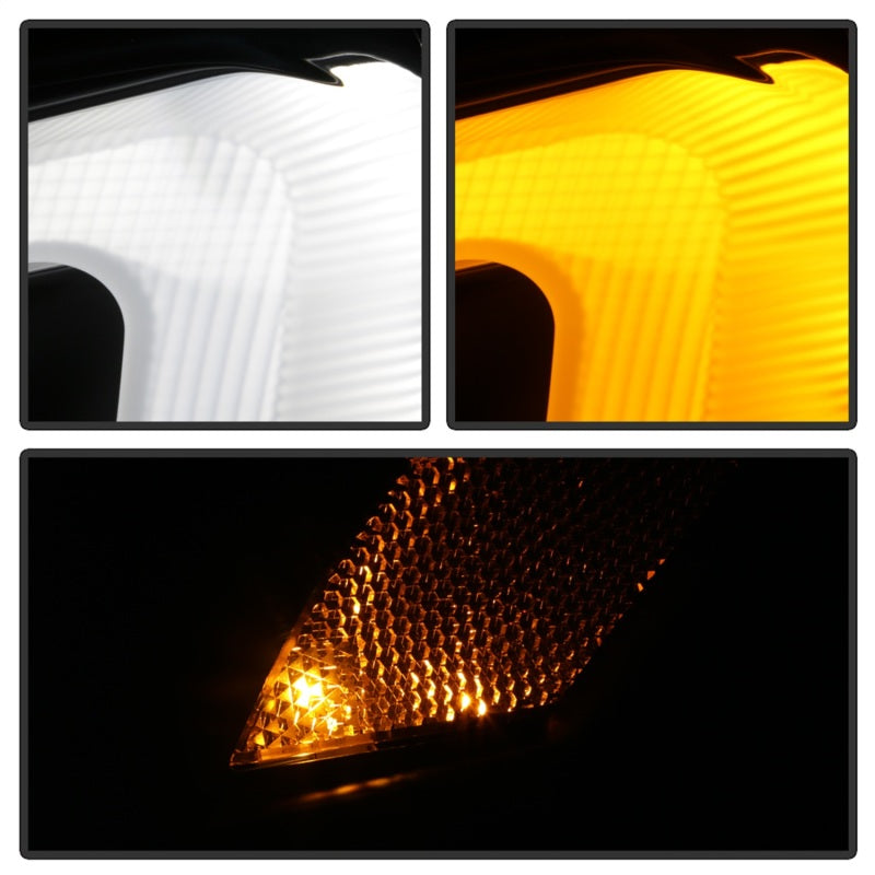 Spyder Subaru Impreza WRX 15-20 Halogen Model Projector Headlights - Black PRO-YD-SWRX15SI-SBSEQ-BK 5088086