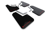 Rally Armor - 2024 Mazda CX-50 Black UR Mud Flap W/Red Logo (Will Not Fit CX-5) MF107-UR-BLK-RD