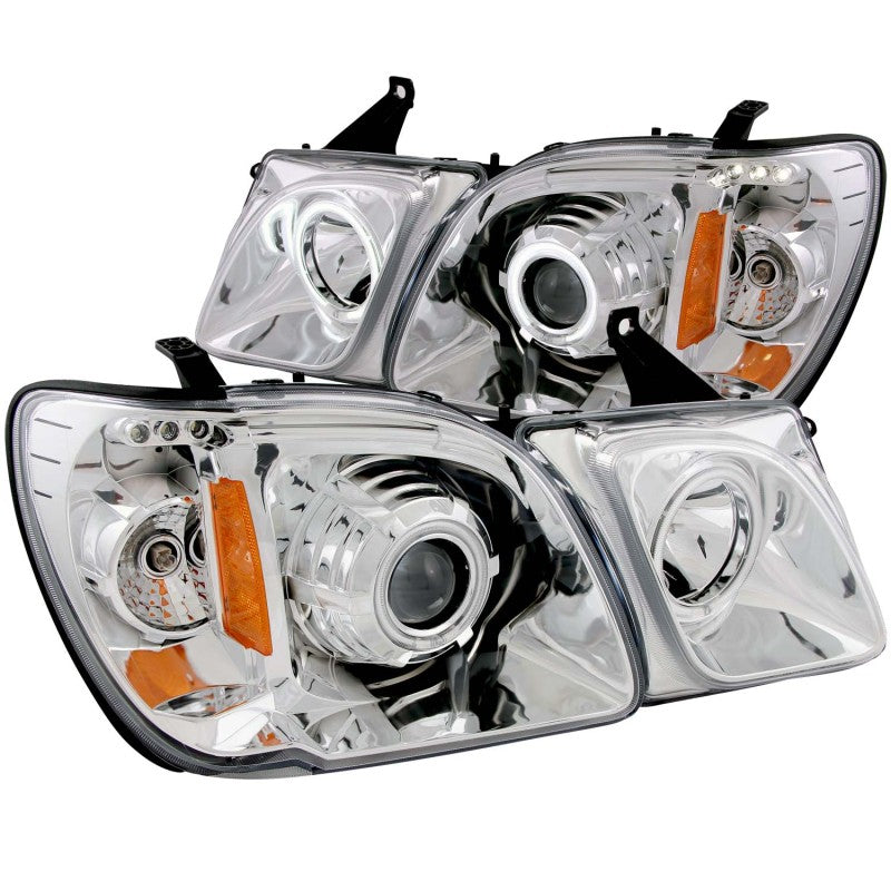 ANZO 1998-2007 Lexus Lx470 Projector Headlights w/ Halo Chrome (CCFL) 111169