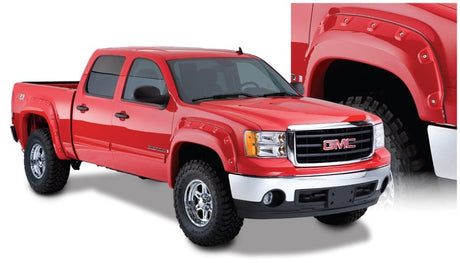 Bushwacker 07-13 GMC Sierra 1500 Fleetside Boss Pocket Style Flares 4pc 69.3in Bed - Black 40940-02