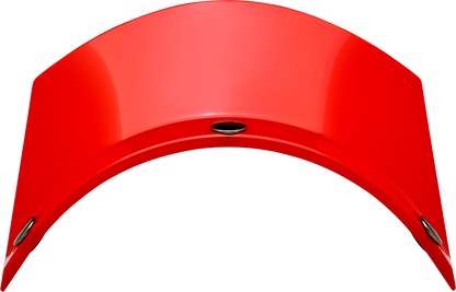 BILTWELL Moto 3-Snap Visor - Red 2002-563