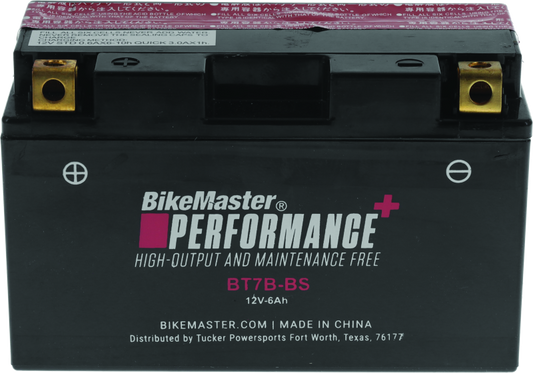 BikeMaster BT7B-BS Battery 781312