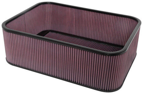 K&N Custom Racing Assembly Carbon Fiber Air Box w/o Base - Large 100-8564