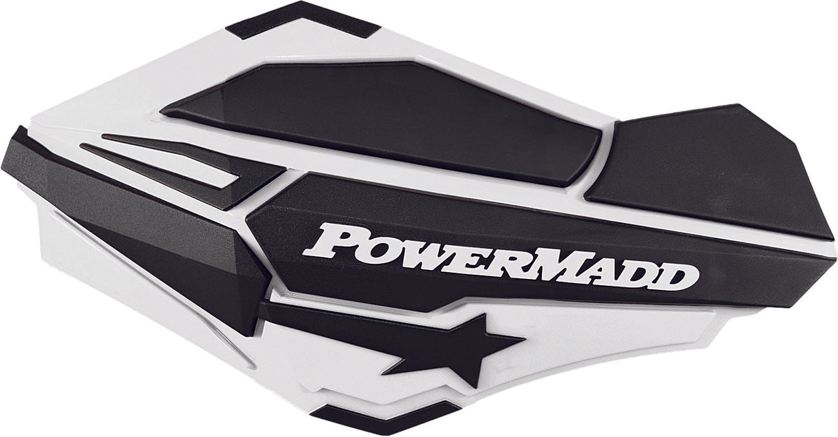 POWERMADD Sentinal Handguards (White/Black) 34408