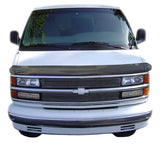 AVS 96-02 Chevy Express 1500 High Profile Bugflector II Hood Shield - Smoke 25918