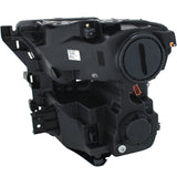 ANZO 2015-2016 Ford F-150 Projector Headlights w/ Plank Style Design Black w/ Amber 111347