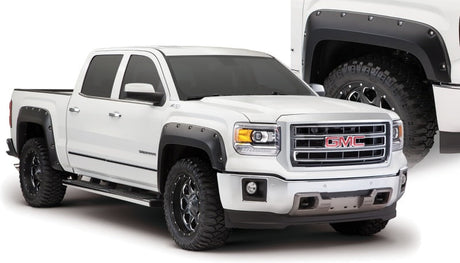 Bushwacker 16-18 GMC Sierra 1500 Pocket Style Flares 4pc - Black 40974-02