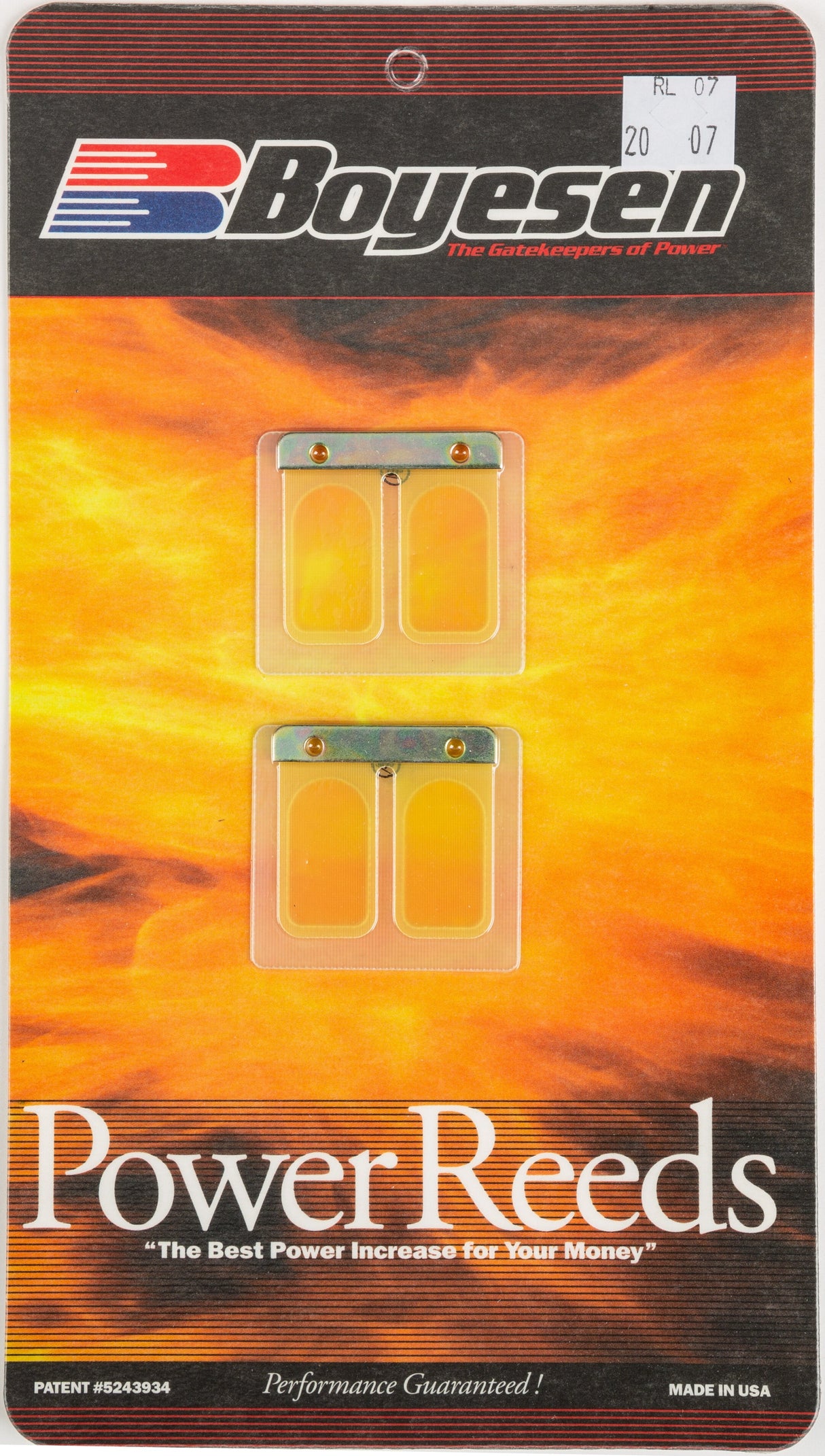 BOYESEN Motorcycle Rad Valve Reeds RL-07