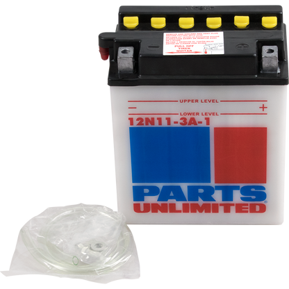 Parts Unlimited Conventional Battery 12n113a1