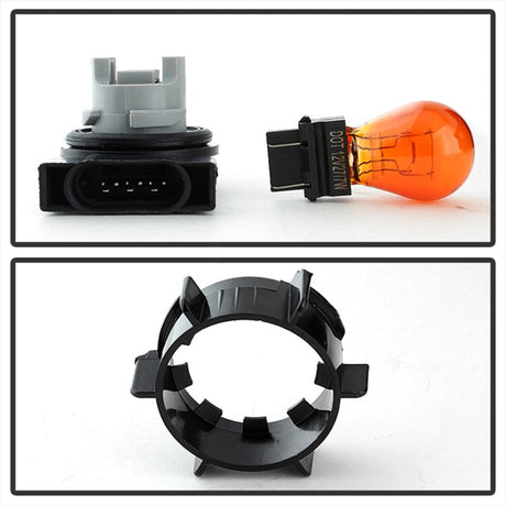 Xtune Dodge Ram 1500 02-05 Amber Crystal Headlights Black HD-JH-DR02-AM-BK 5014313