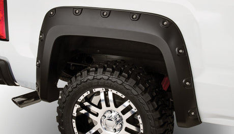 Bushwacker 07-13 GMC Sierra 1500 Fleetside Boss Pocket Style Flares 4pc 78.7/97.6in Bed - Black 40928-02