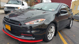 Rally Armor 13-16 Dodge Dart Black UR Mud Flap w/ Red Logo MF39-UR-BLK/RD