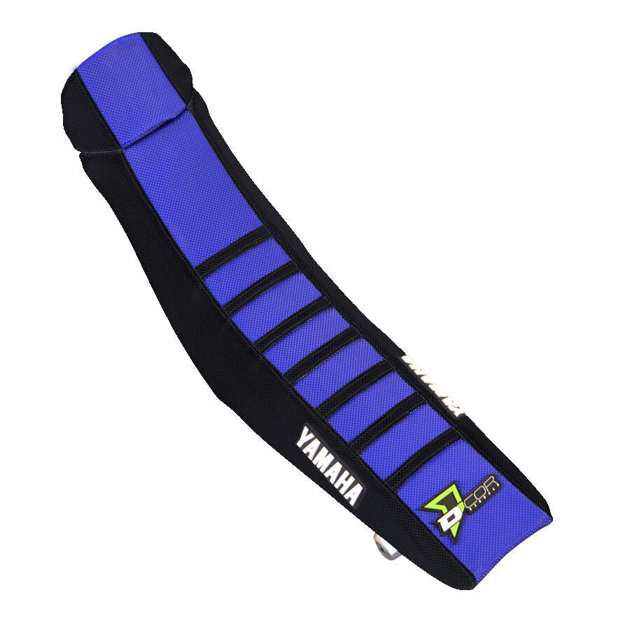 D-COR Seat Cover Black/Blue Black Ribs Yam 30-50-102