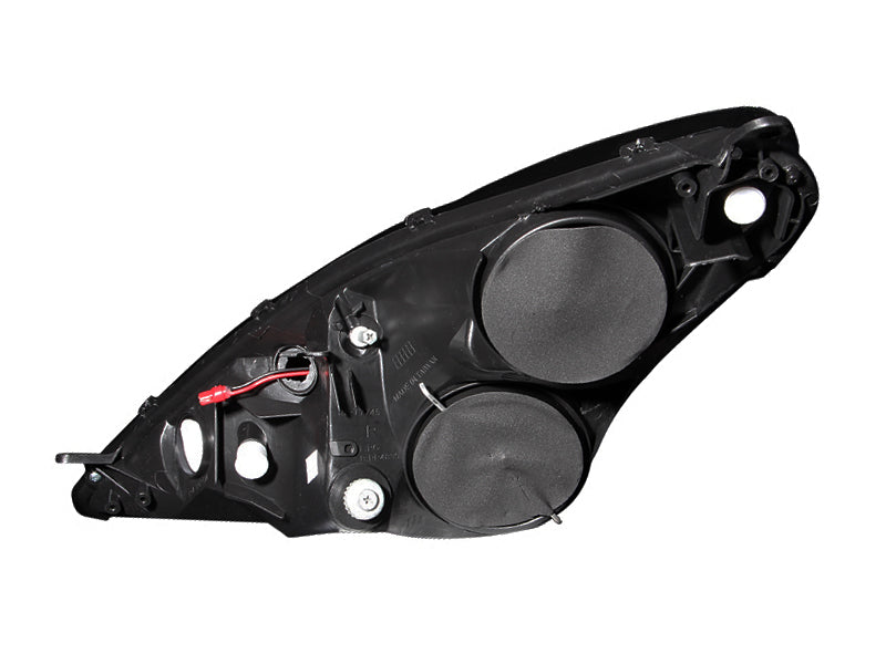 ANZO 2000-2005 Toyota Celica Projector Headlights w/ Halo Black 121387